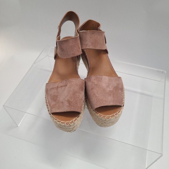 Franco Sarto Shoes - Franco Sarto Espadrille Wedge Sandal  Pellia Mauve Weave Heel Women's US Size 11